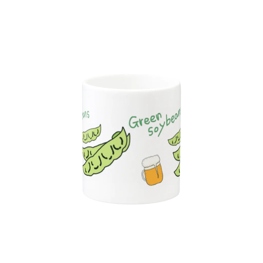 maachan820のGreen soybeans-枝豆- Mug :other side of the handle