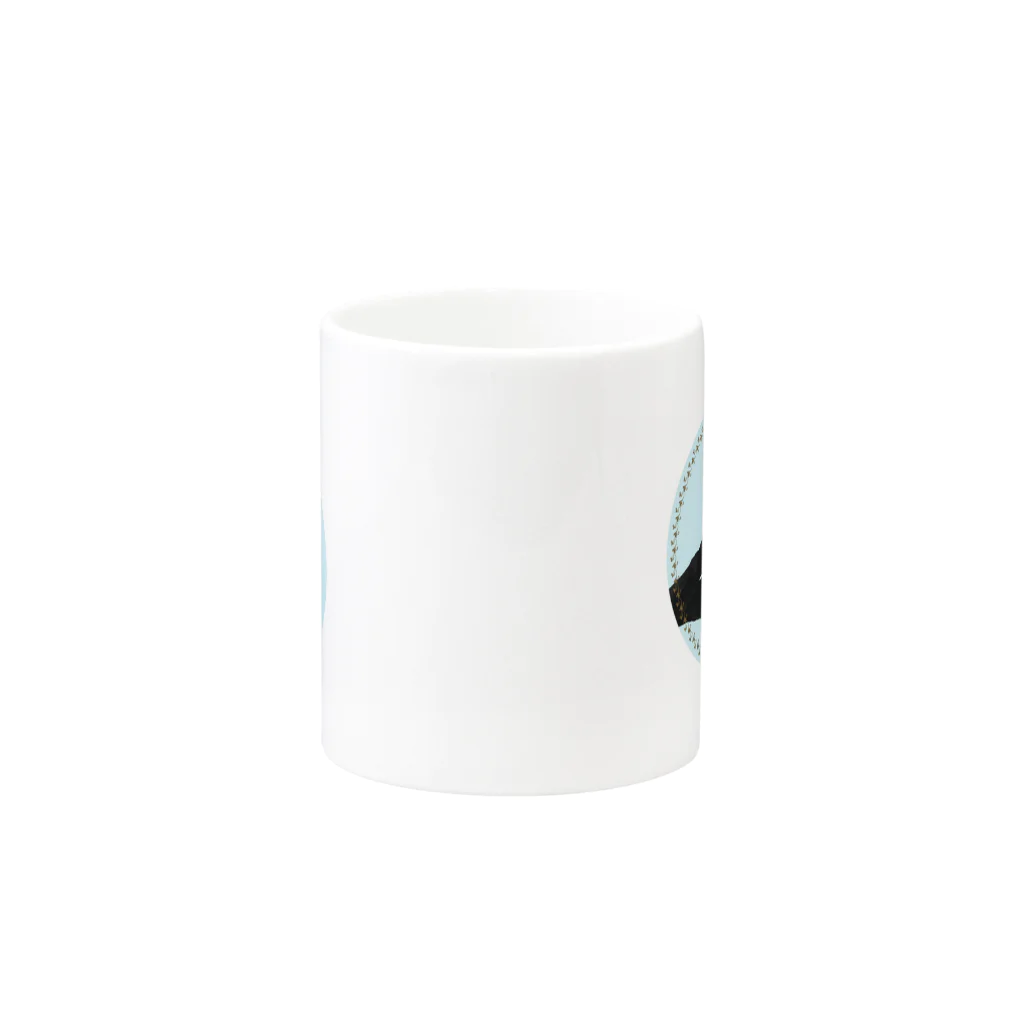 高瀬彩のalbino2 Mug :other side of the handle