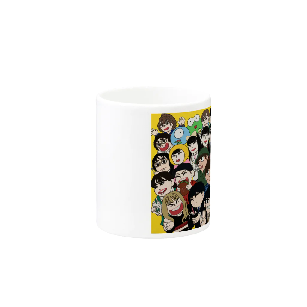 ゆうまの美P大集合 Mug :other side of the handle