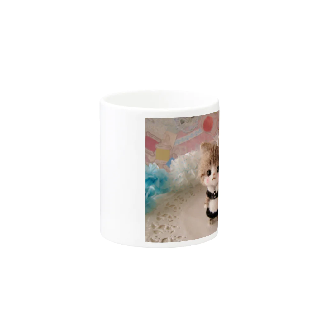 potaのポタ猫ちゃん Mug :other side of the handle