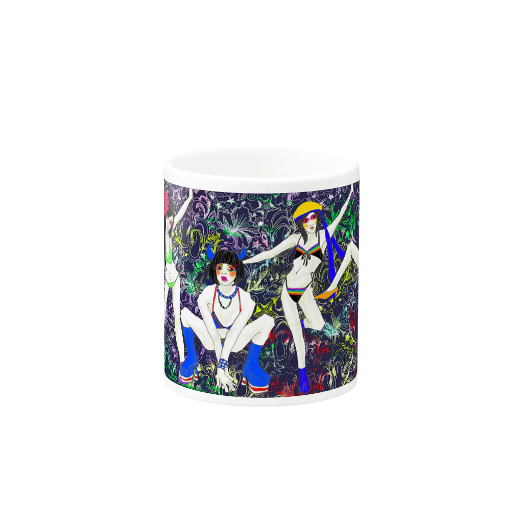 namacotの水中花 Mug :other side of the handle