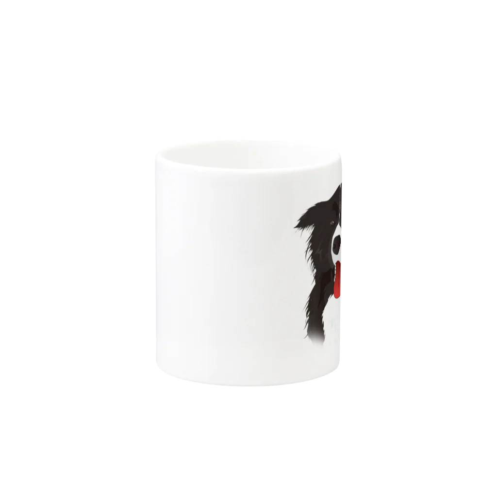 nowhitonの【nina&bart】バート（ドヤ顔） Mug :other side of the handle