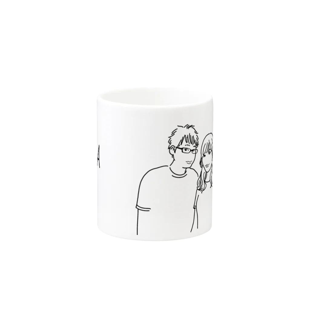 注文ページのNo.15 Mug :other side of the handle