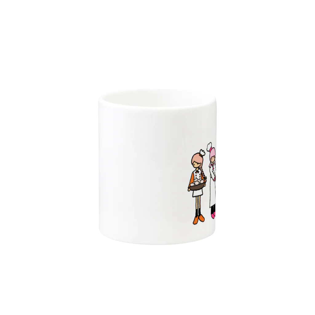 桃華のTEAM ﾒｽｶﾞｷ Mug :other side of the handle