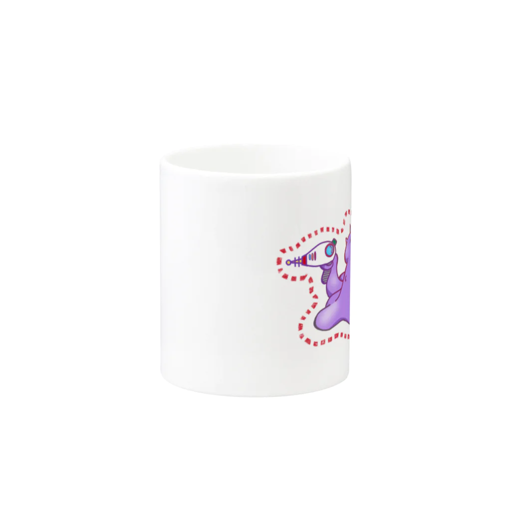 K′z SHOPのタコ Mug :other side of the handle