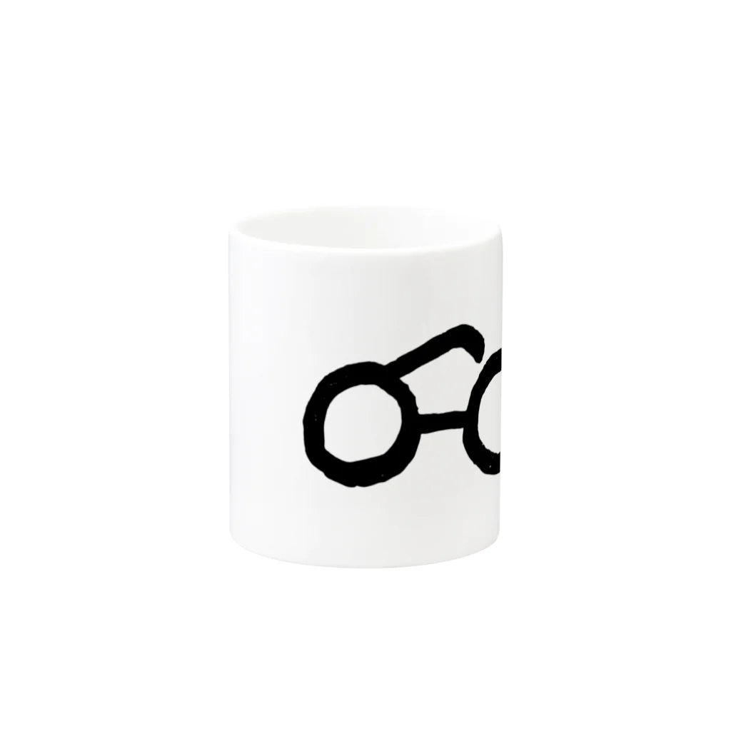 ONIKÜ  designのONIKÜ めがね Mug :other side of the handle