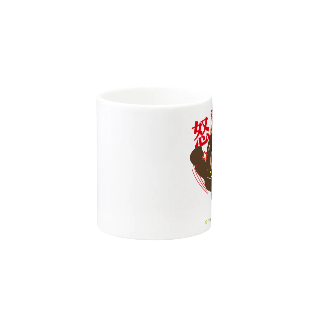 ザ・ワタナバッフルのぽっこりゴリラ"ドラミング：怒" Mug :other side of the handle