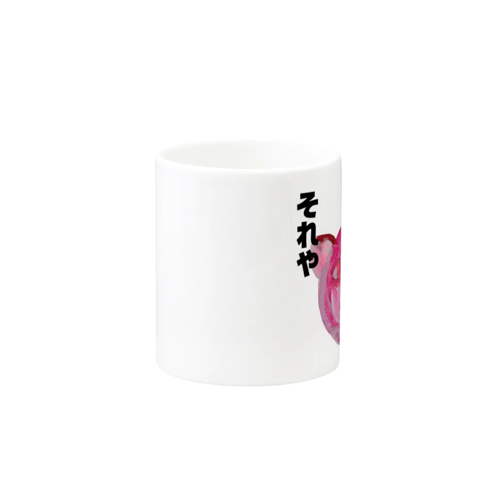 Miakoのそれやのピンク Mug :other side of the handle