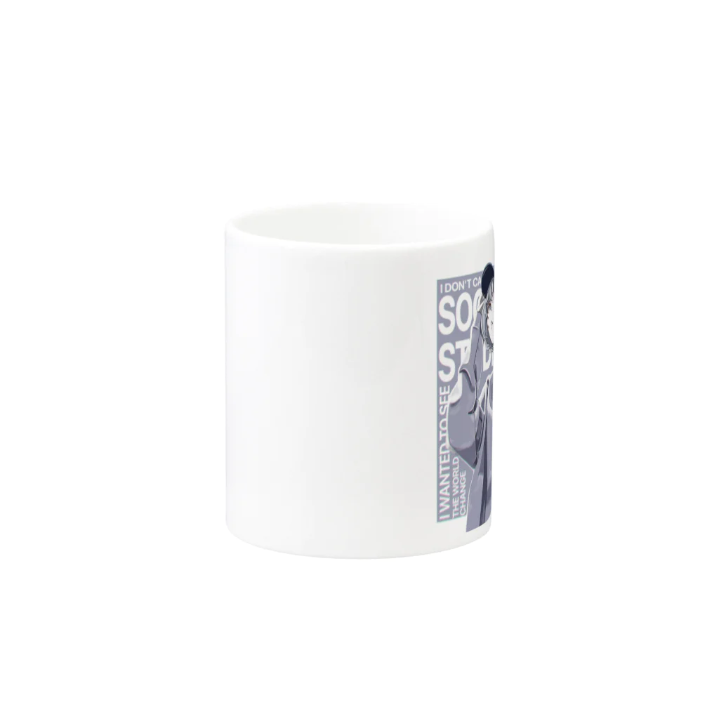 homareのスウェットgirl Mug :other side of the handle