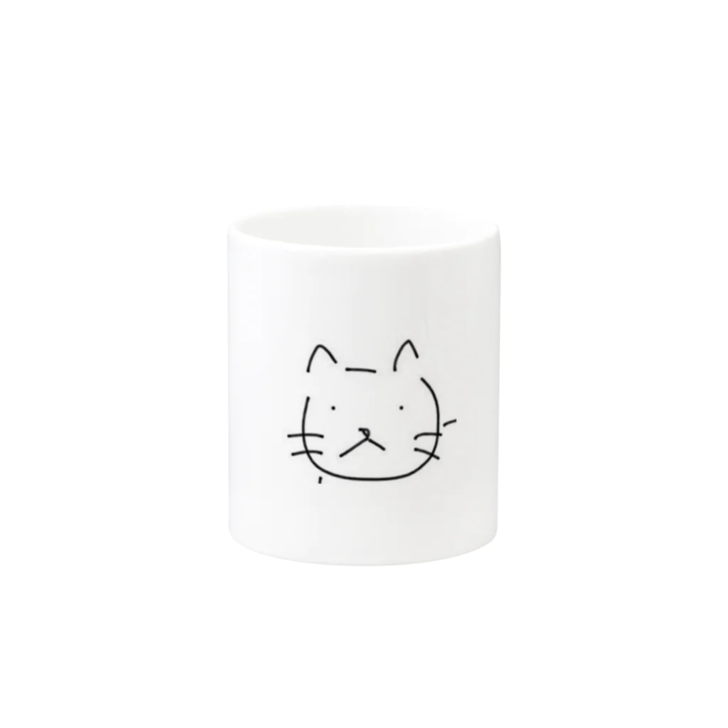 ぶろさんのねこ Mug :other side of the handle