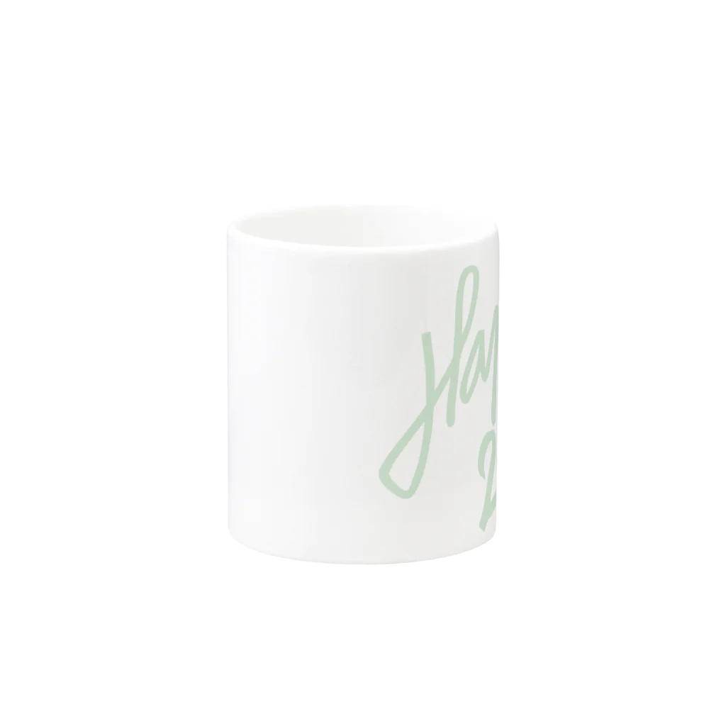 HAPPY 2016のHAPPY 2016正月 グッズ FRESH GREEN Mug :other side of the handle