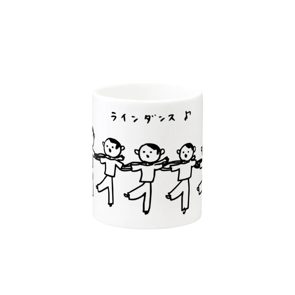 ROMANTIC-TECHNOLOGYの馬場くんラインダンス Mug :other side of the handle