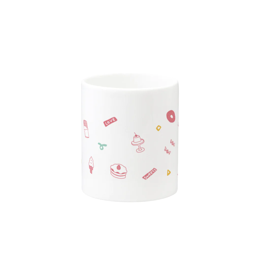 KIKOのgirls love sweets oyatsu Mug :other side of the handle