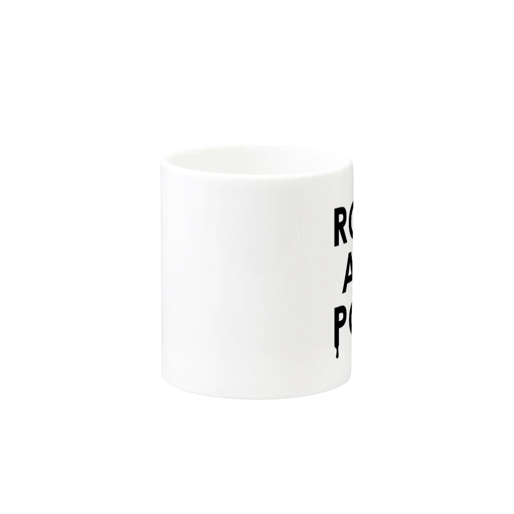 ロッキンプールのROCK AND POOL Mug :other side of the handle