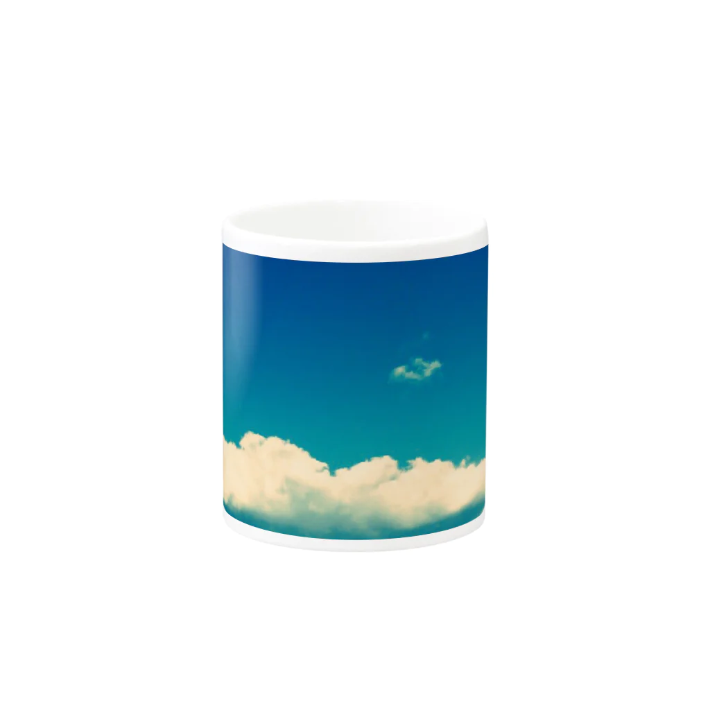 mumuの空 Mug :other side of the handle