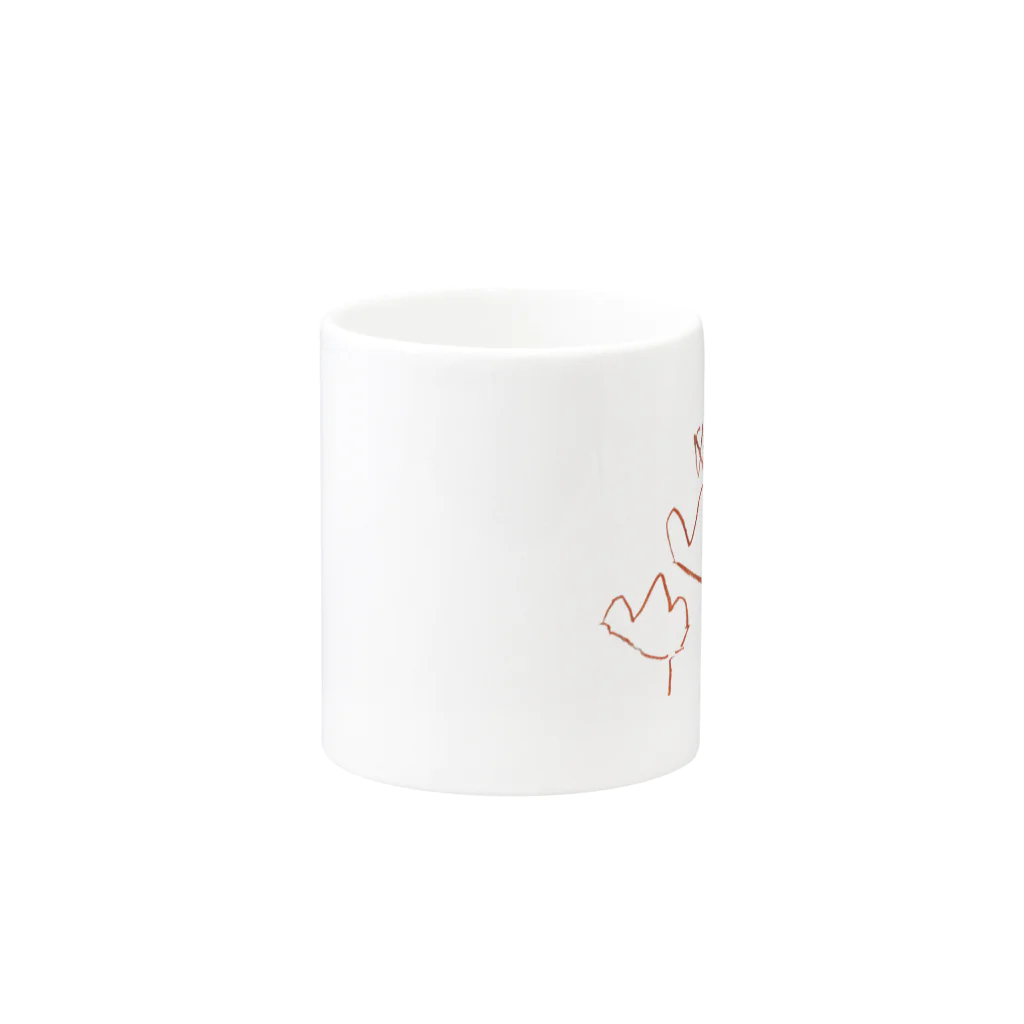 Vinca Storeのおはな２ Mug :other side of the handle