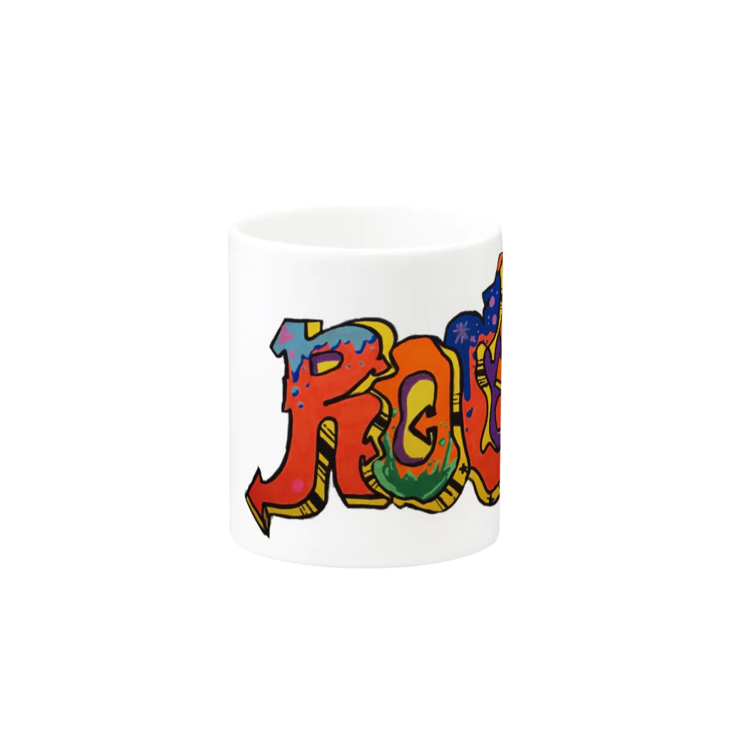 レジ打ちファンタジスタのROCK Mug :other side of the handle