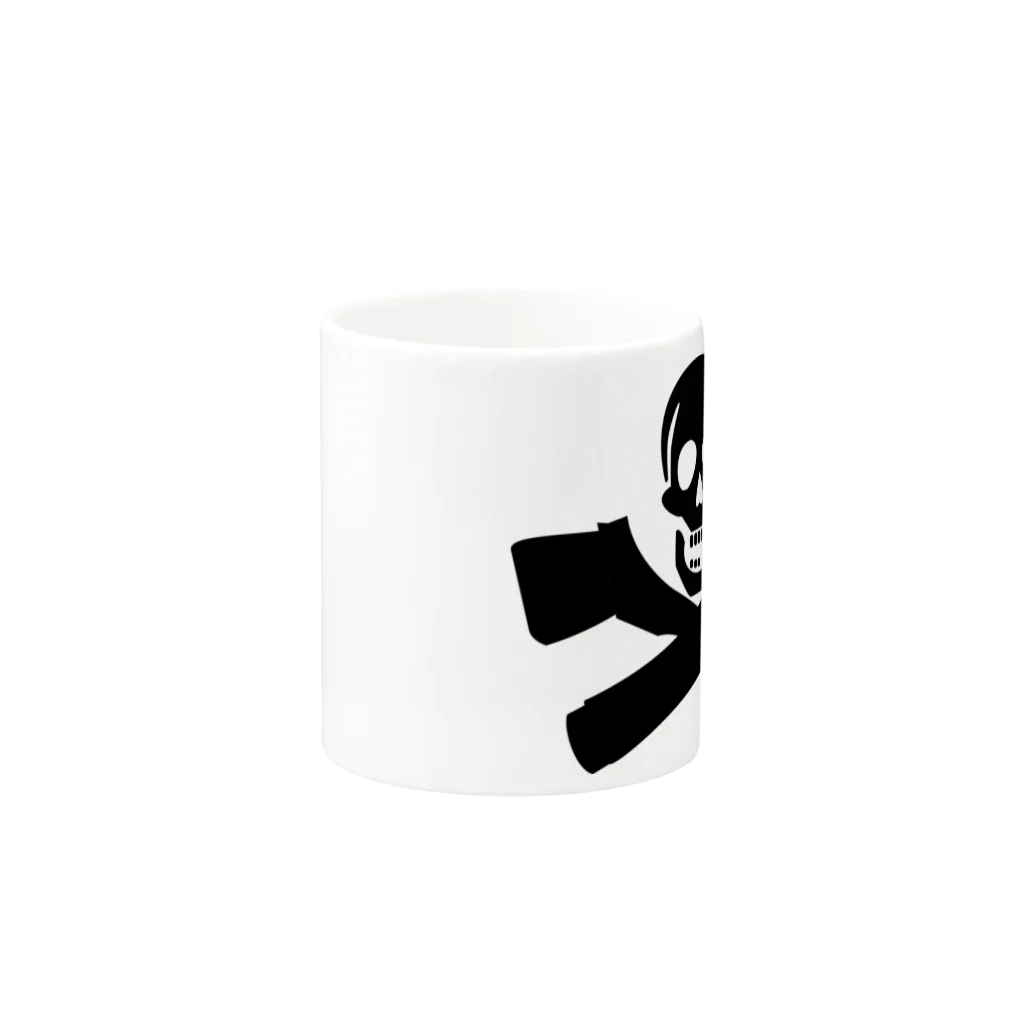 油漆屋助兵衛のpainter pirates Mug :other side of the handle