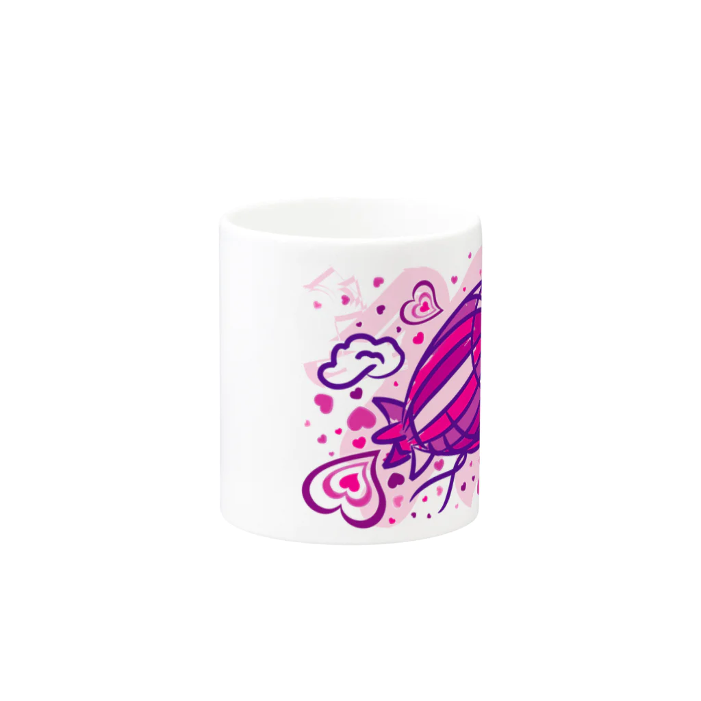 AURA_HYSTERICAのAirship_Journey Mug :other side of the handle