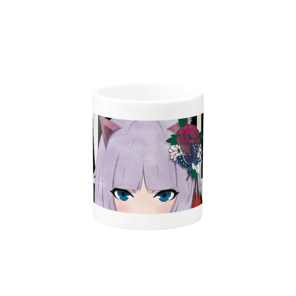 松や SUZURI店のBAD GRIL NEKOMATAのグッズ Mug :other side of the handle