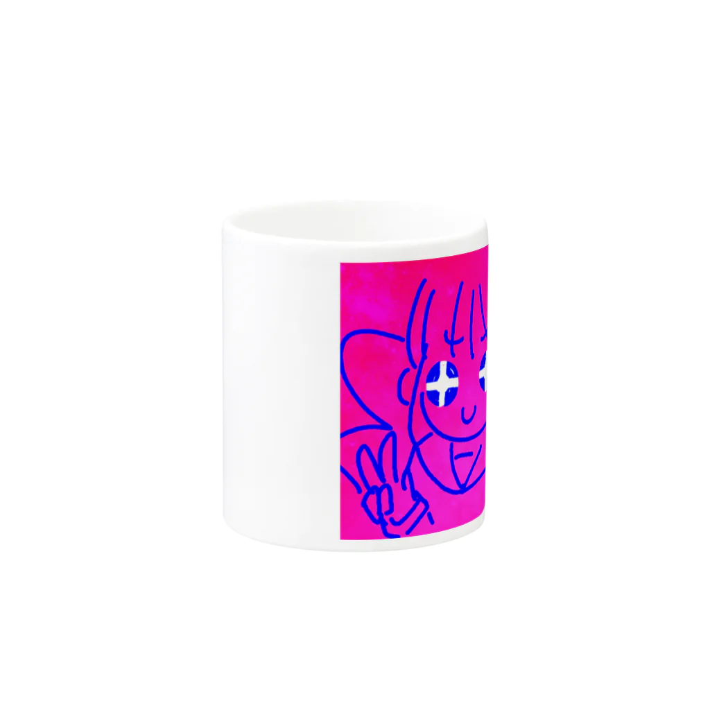 すだよの彩度バチバチ女の子 Mug :other side of the handle