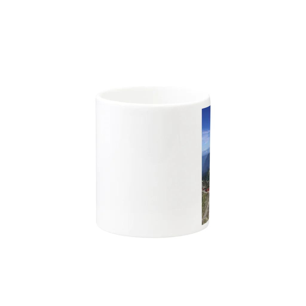 TENSHONの山岳２ Mug :other side of the handle