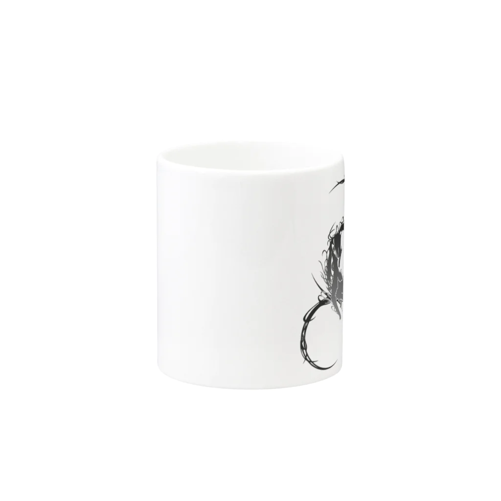 IBI-MATTER-の堕天狼 Mug :other side of the handle