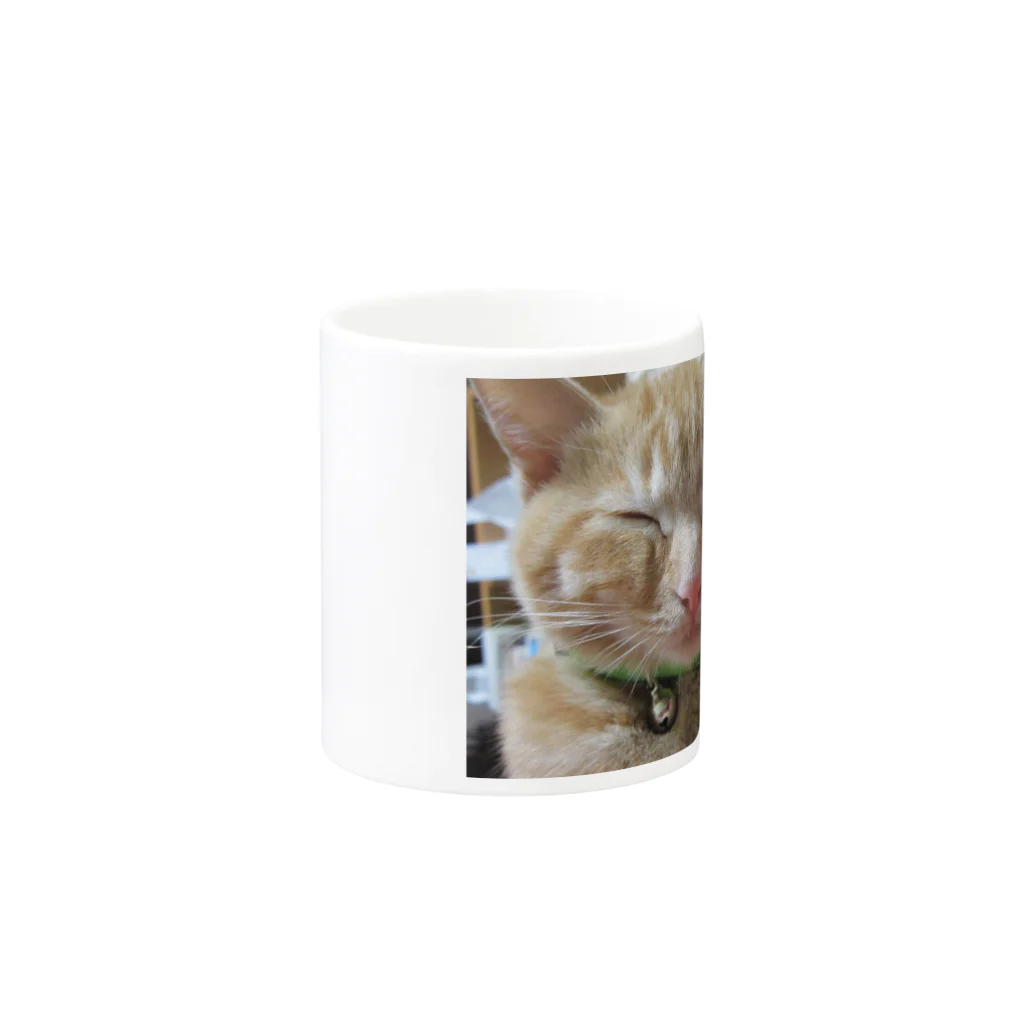 猫充商店のギリ起きてます。はく Mug :other side of the handle