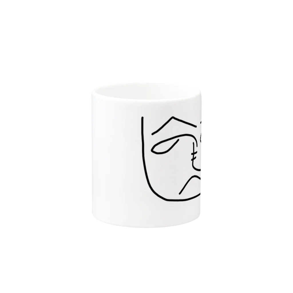 shape-of-heartのへのへのグッズ Mug :other side of the handle