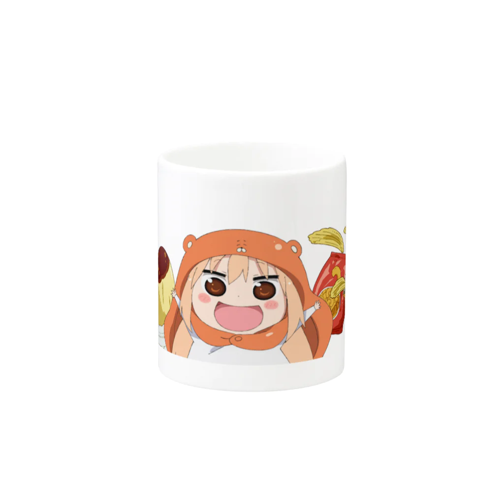 lilchinのうまるちゃん Mug :other side of the handle