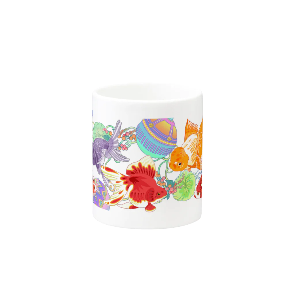 あやるの金魚たち Mug :other side of the handle