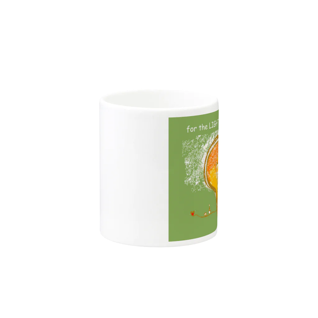 Jun1works(ジュンイチワークス)のfor the LIGHT of your LIFE Mug :other side of the handle