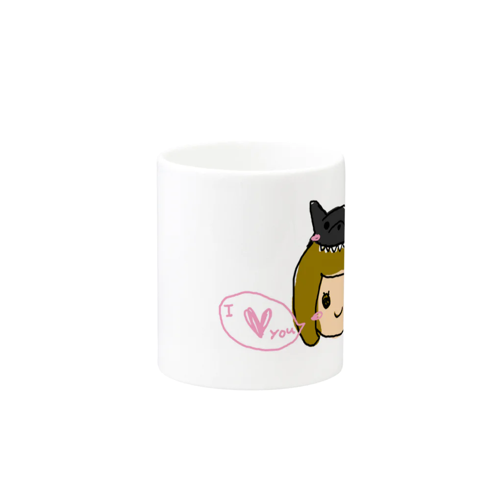 都愛ともかのくーちゃんとわたし Mug :other side of the handle