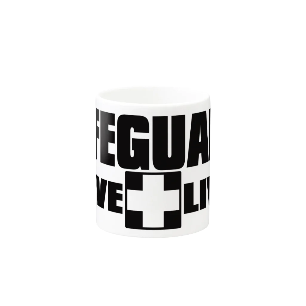 AURA_HYSTERICAのLIFEGUARD Mug :other side of the handle