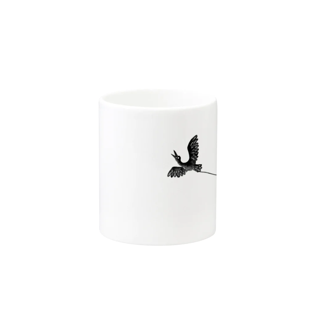 OW STOREのBird Watcher Mug :other side of the handle