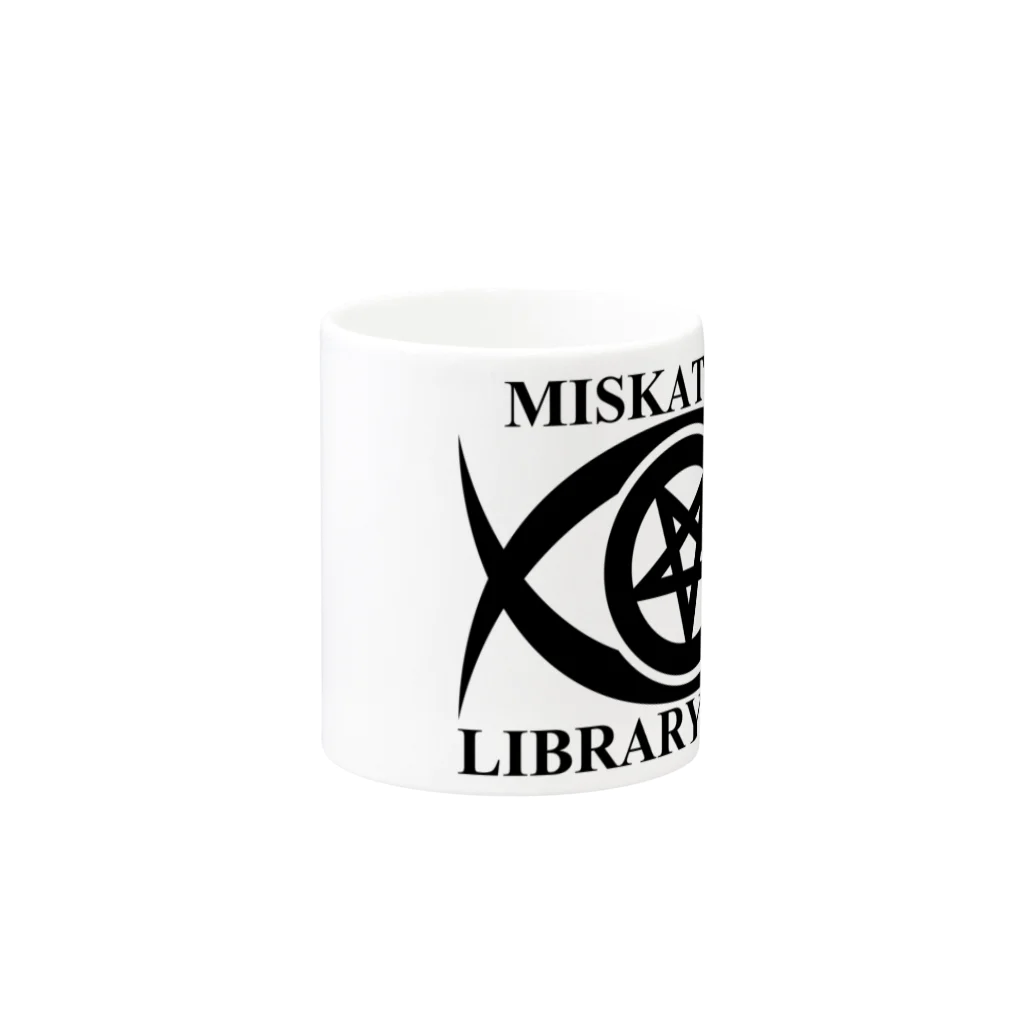 AURA_HYSTERICAのMISKATONIC LIBRARY STAFF マグカップの取っ手の反対面