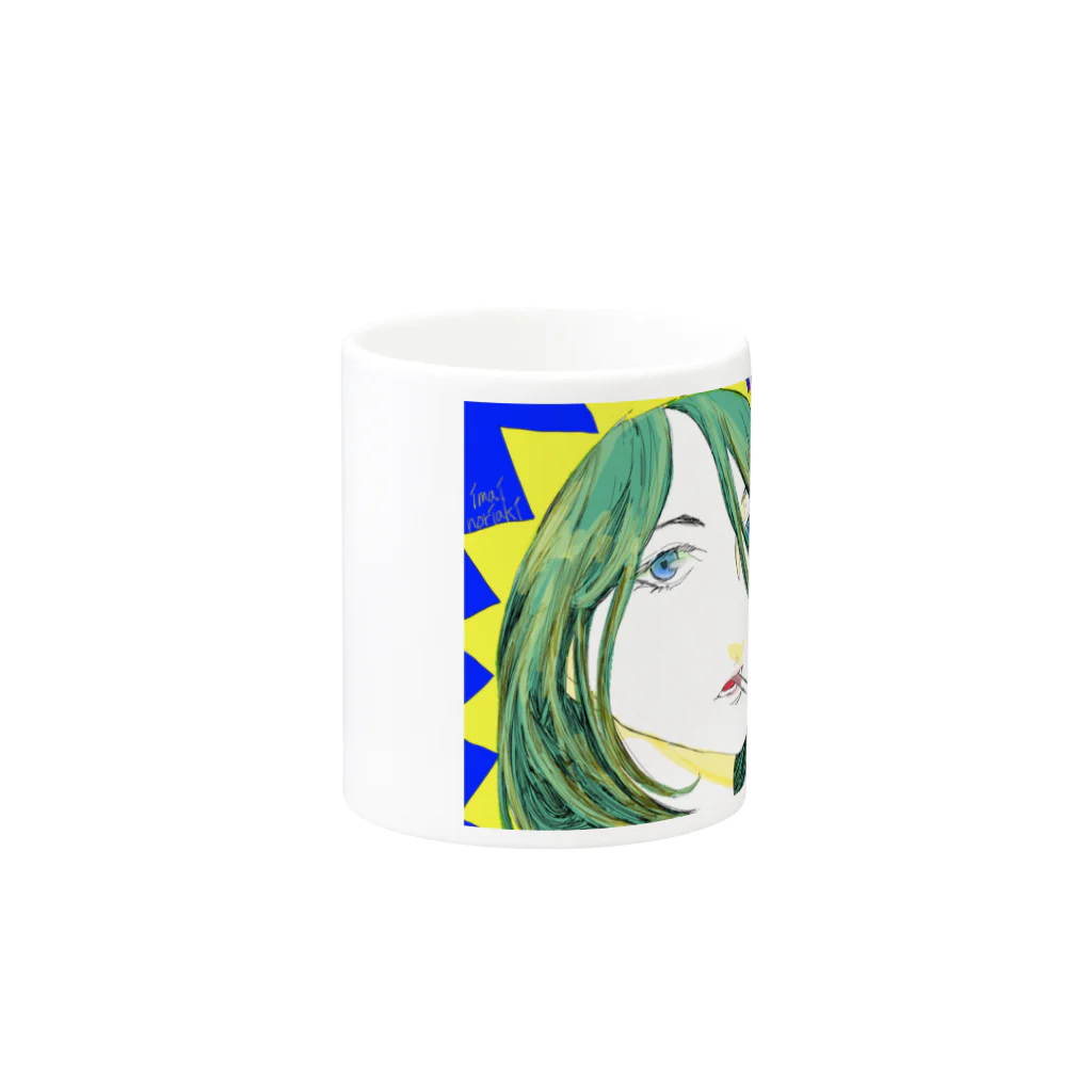 今井典明@オオサカ哲学の会の背徳のマリアちゃんB Mug :other side of the handle