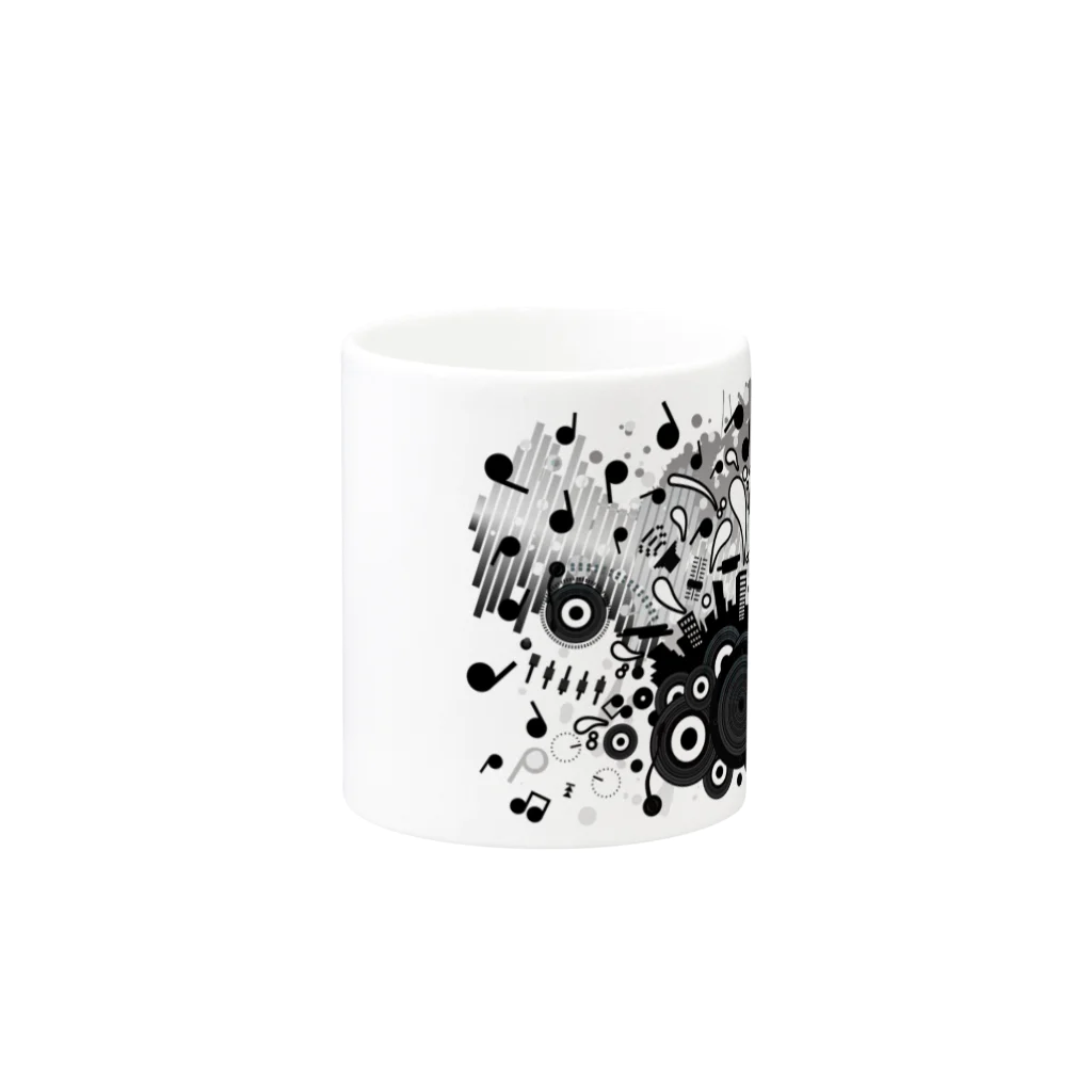 AURA_HYSTERICAのPOP_MUSIC Mug :other side of the handle