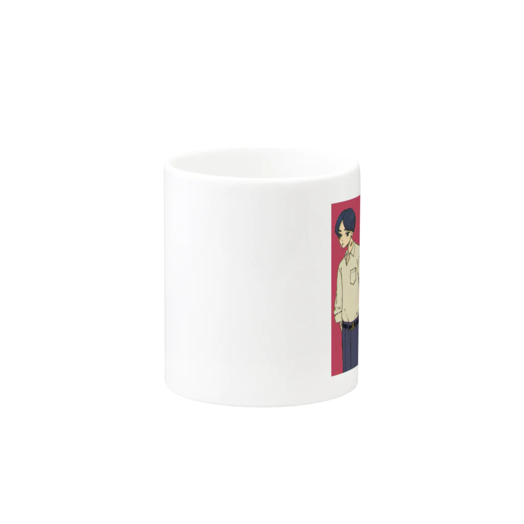 もちずん。のIn love Mug :other side of the handle