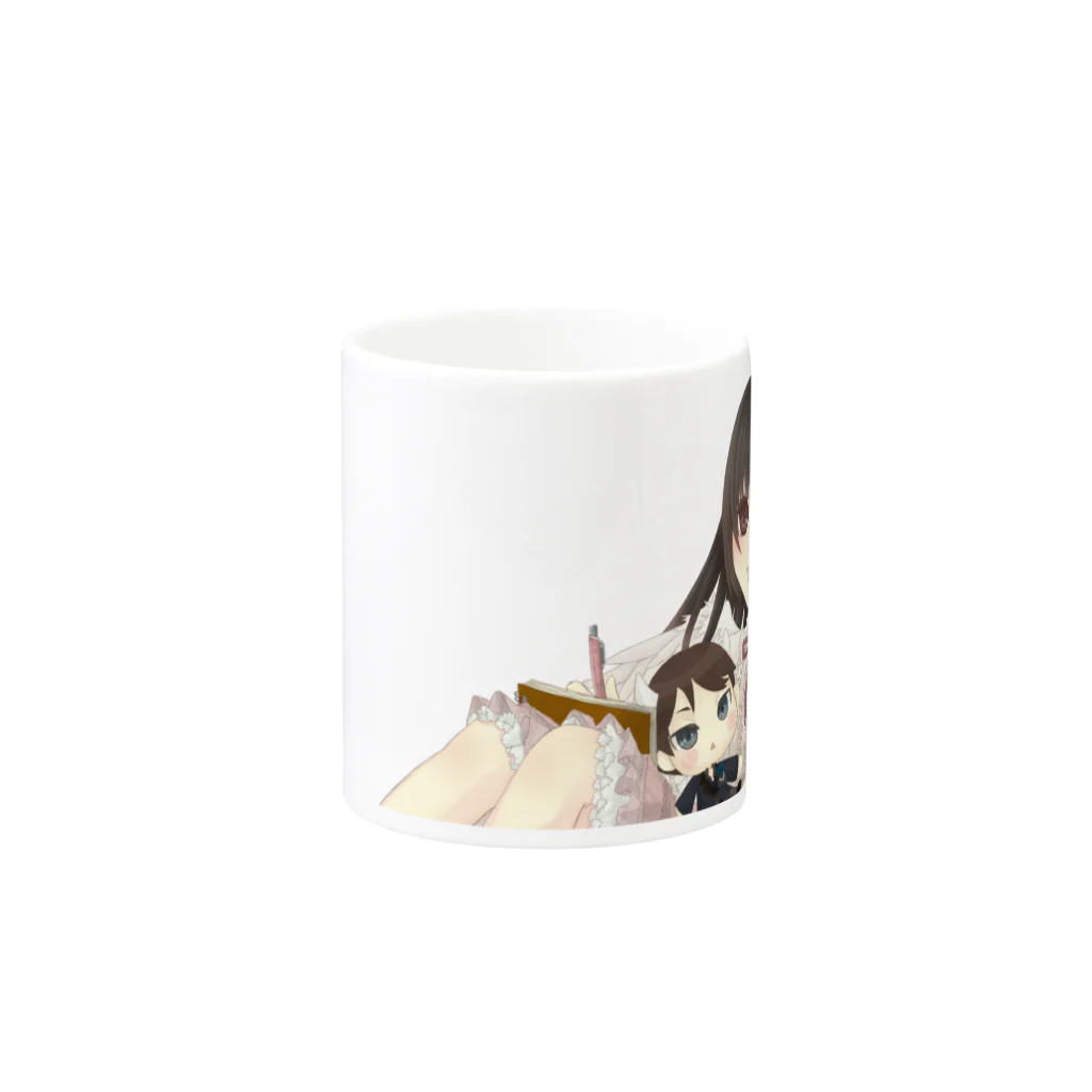 ❀天使色工房～咲良総司の小物やさん～❀の咲良ツイキャス公式デザイン マグカップの取っ手の反対面