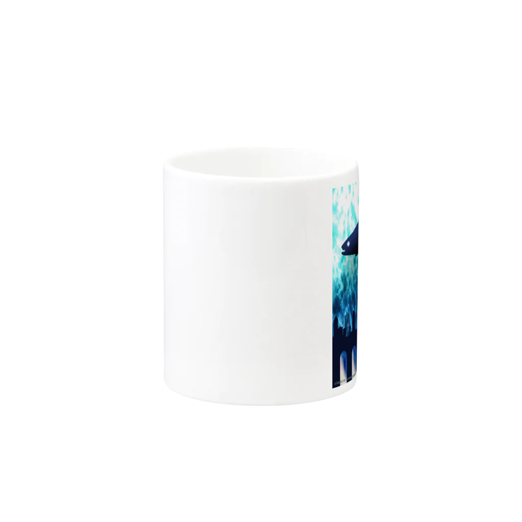 Phantom Plants shopのclaudite consciousness(シーラカンス) Mug :other side of the handle