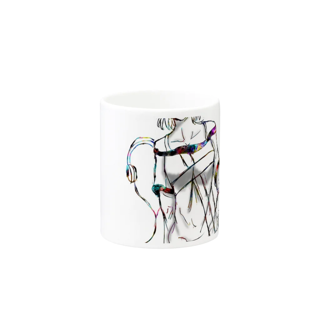 ルイフの一号店のオリジナル Mug :other side of the handle