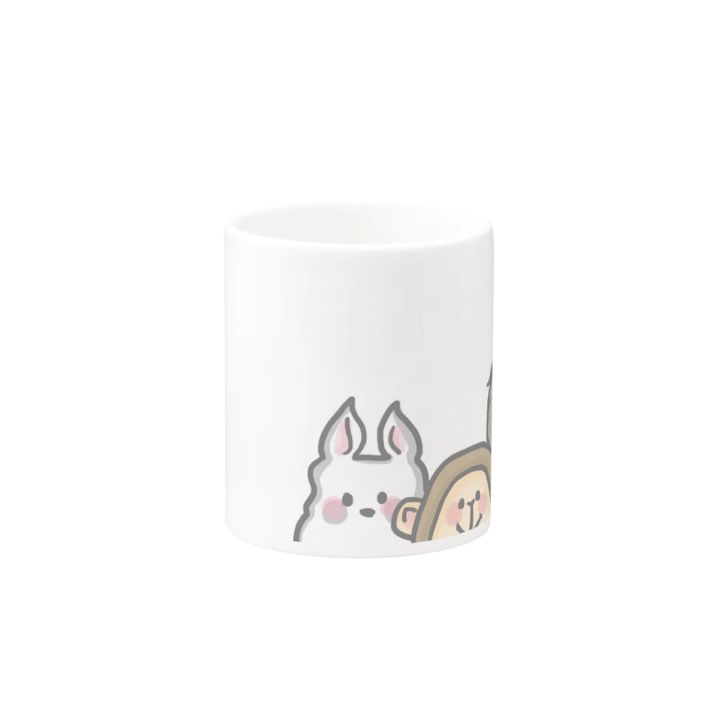 さなぽんのわたしとおともだち Mug :other side of the handle