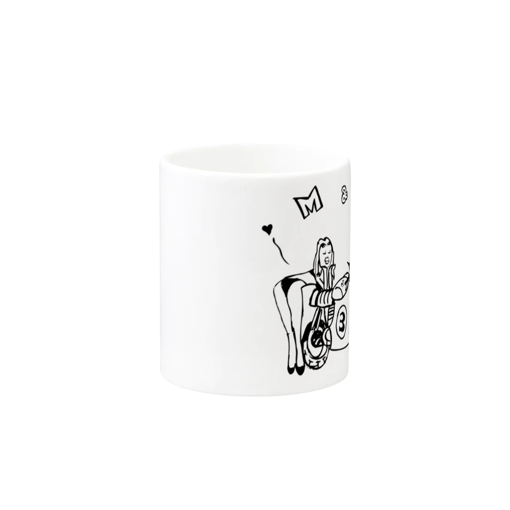 gaboの『まっ！！』猫 Mug :other side of the handle