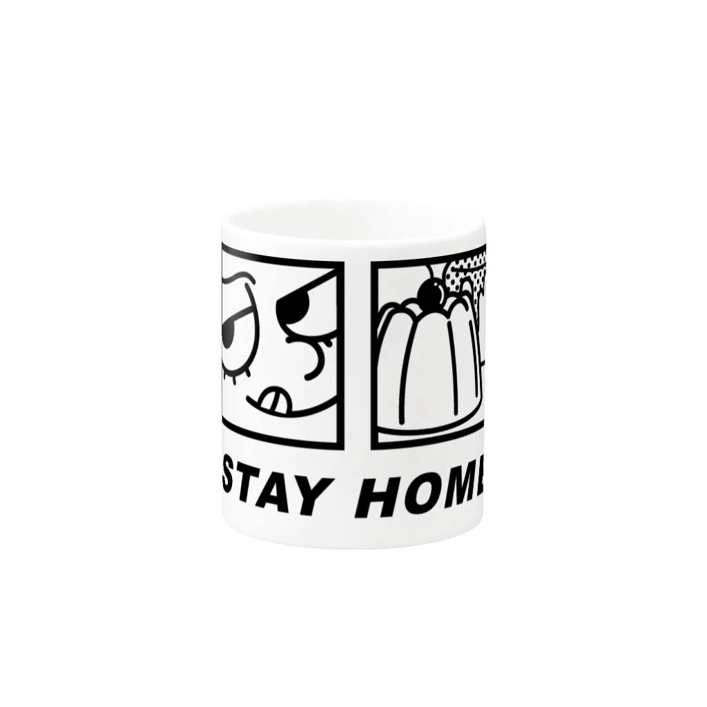 生き方見本市TOKAIのSTAY HOME マグカップの取っ手の反対面