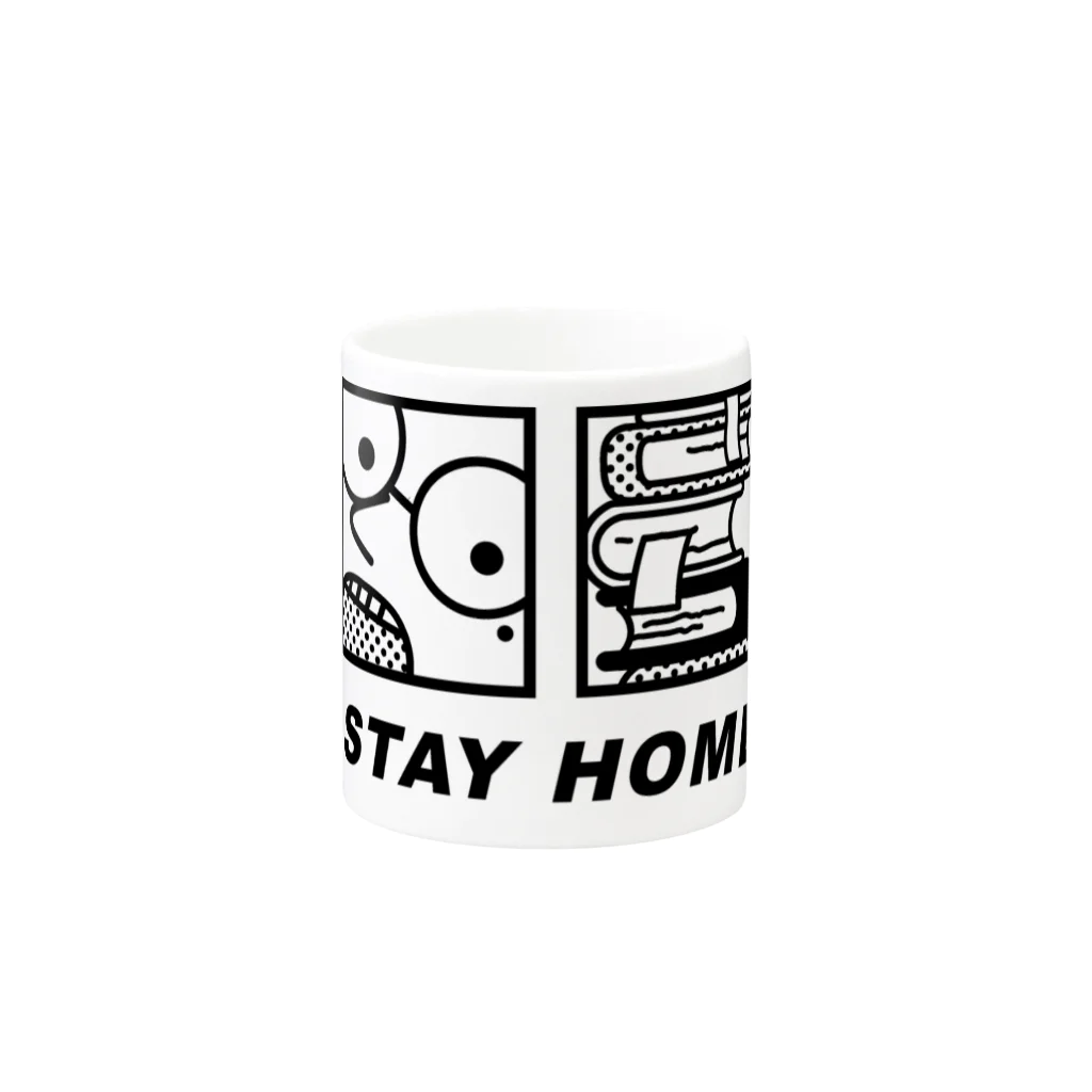 生き方見本市TOKAIのSTAY HOME マグカップの取っ手の反対面