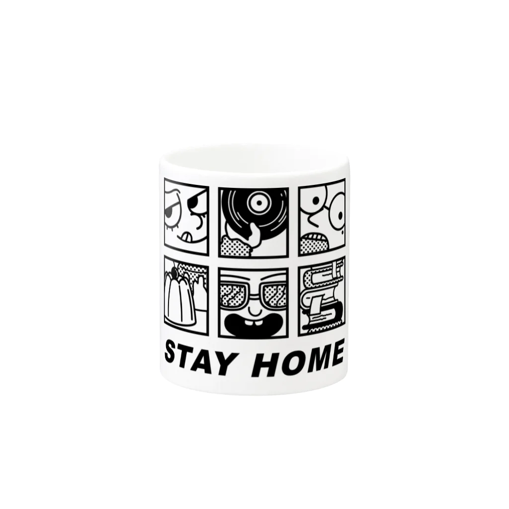 生き方見本市TOKAIのSTAY HOME マグカップの取っ手の反対面