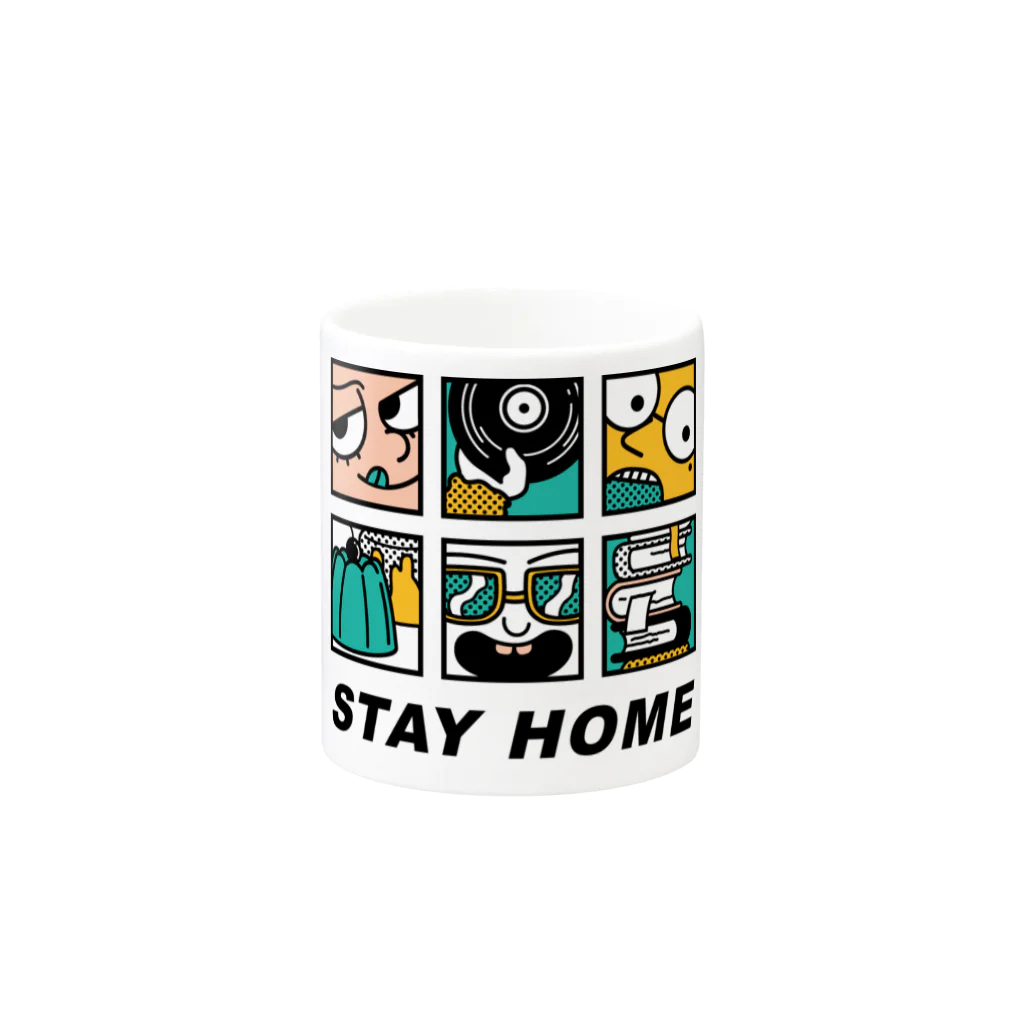 生き方見本市TOKAIのSTAY HOME Mug :other side of the handle