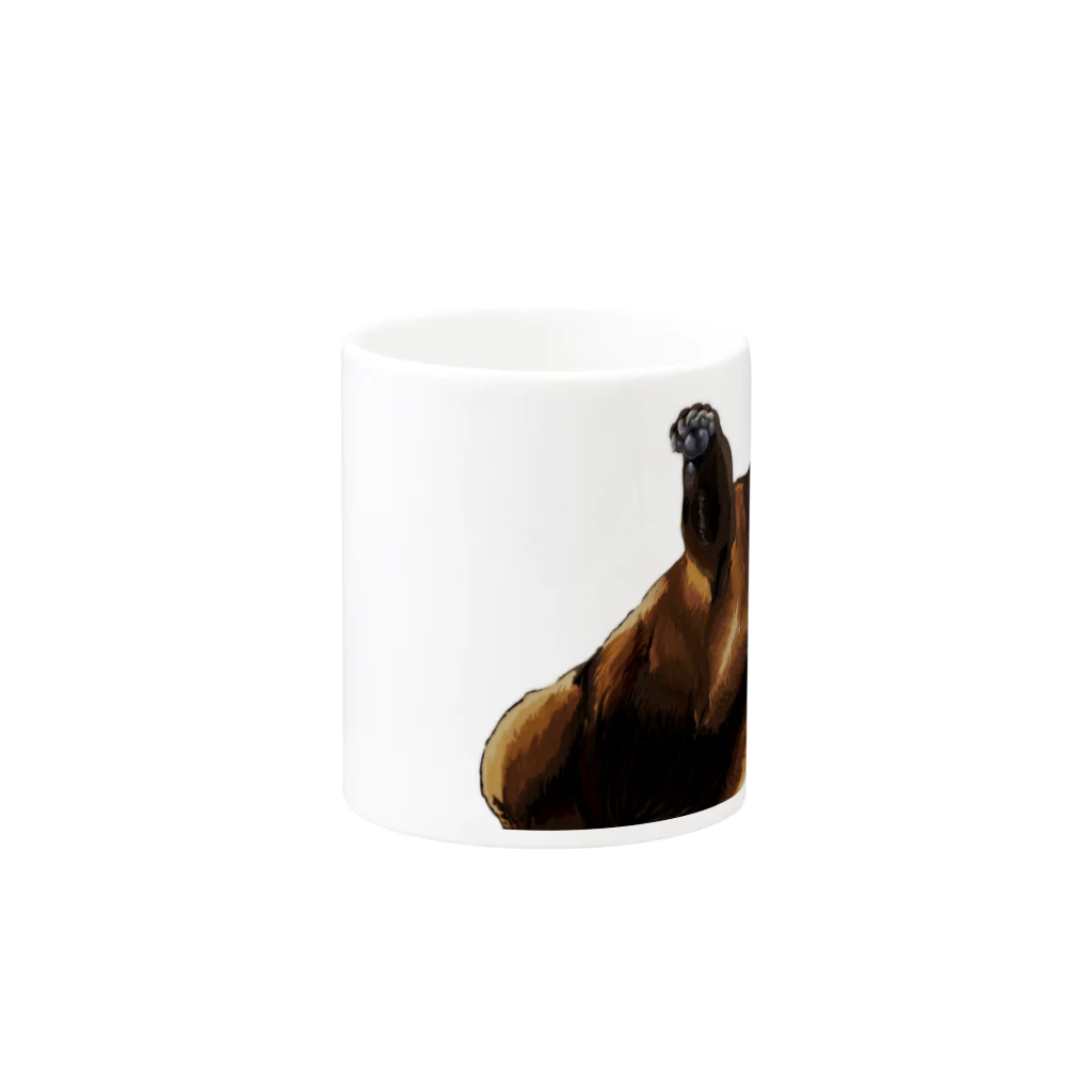 escmmrのクマグ Mug :other side of the handle