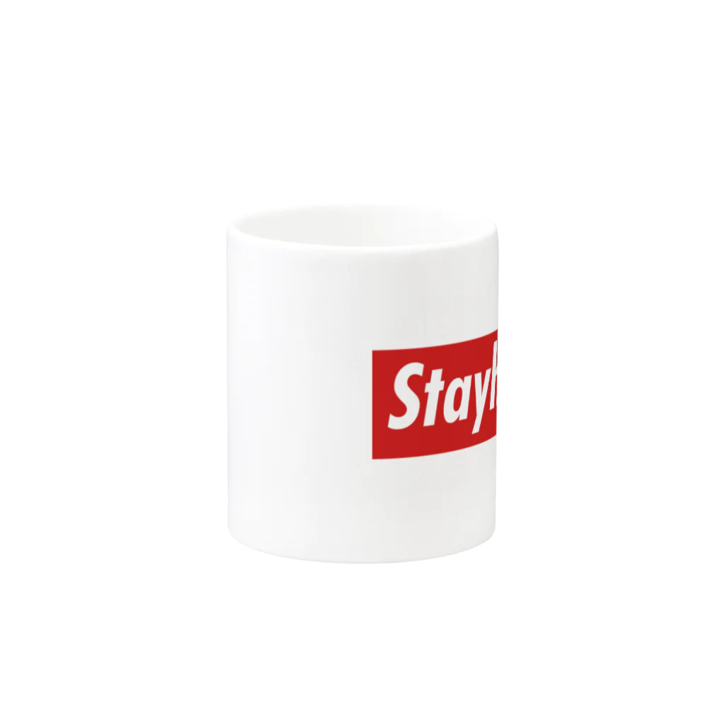 近藤商店湘南支店のStayhome BOXロゴシリーズ Mug :other side of the handle